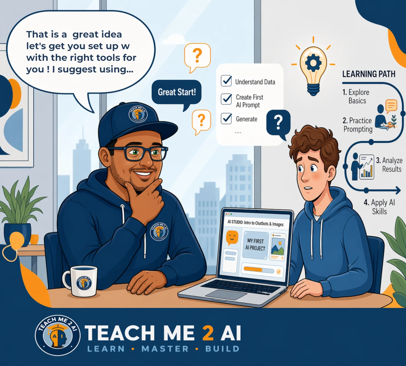 Pedro Doniaz, founder of Teach Me 2 AI